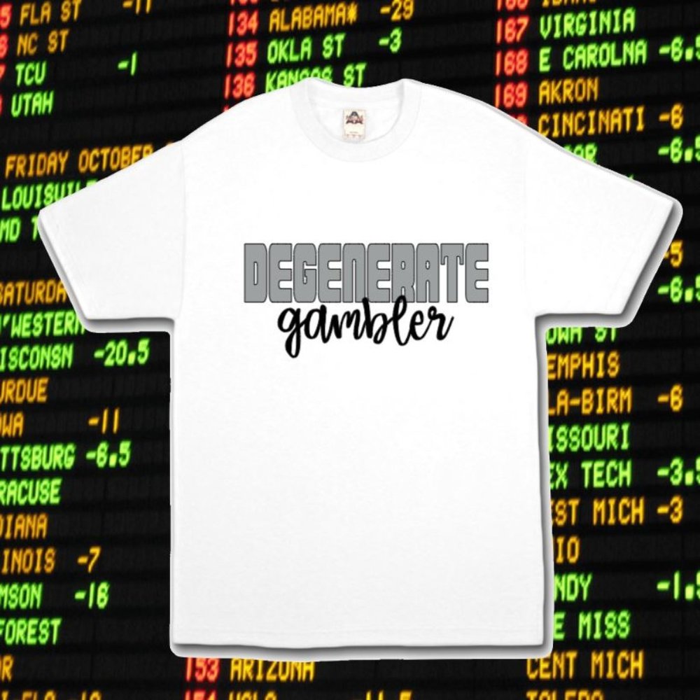 Degenerate Morals " Degenerate Gambler " Sports Betting Gambling Sportsbook